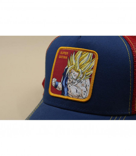 trucker DBZ marrón Super Saiyan